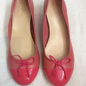 Cole Haan waterproof leather wedges